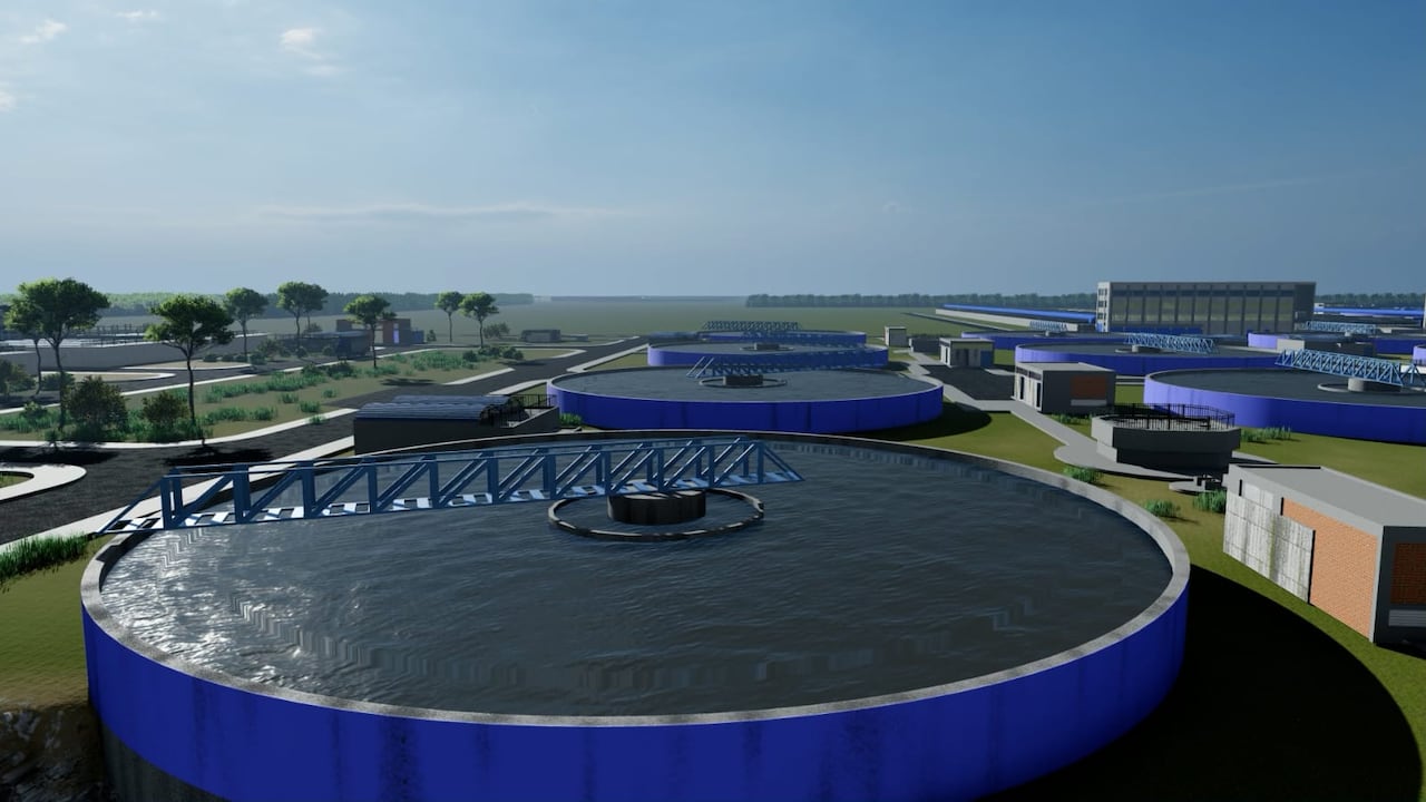 La PTAR Canoas tratará el 70 % de las aguas residuales de Bogotá y el 100 % de las de Soacha, con el objetivo de contribuir a la descontaminación del río Bogotá.