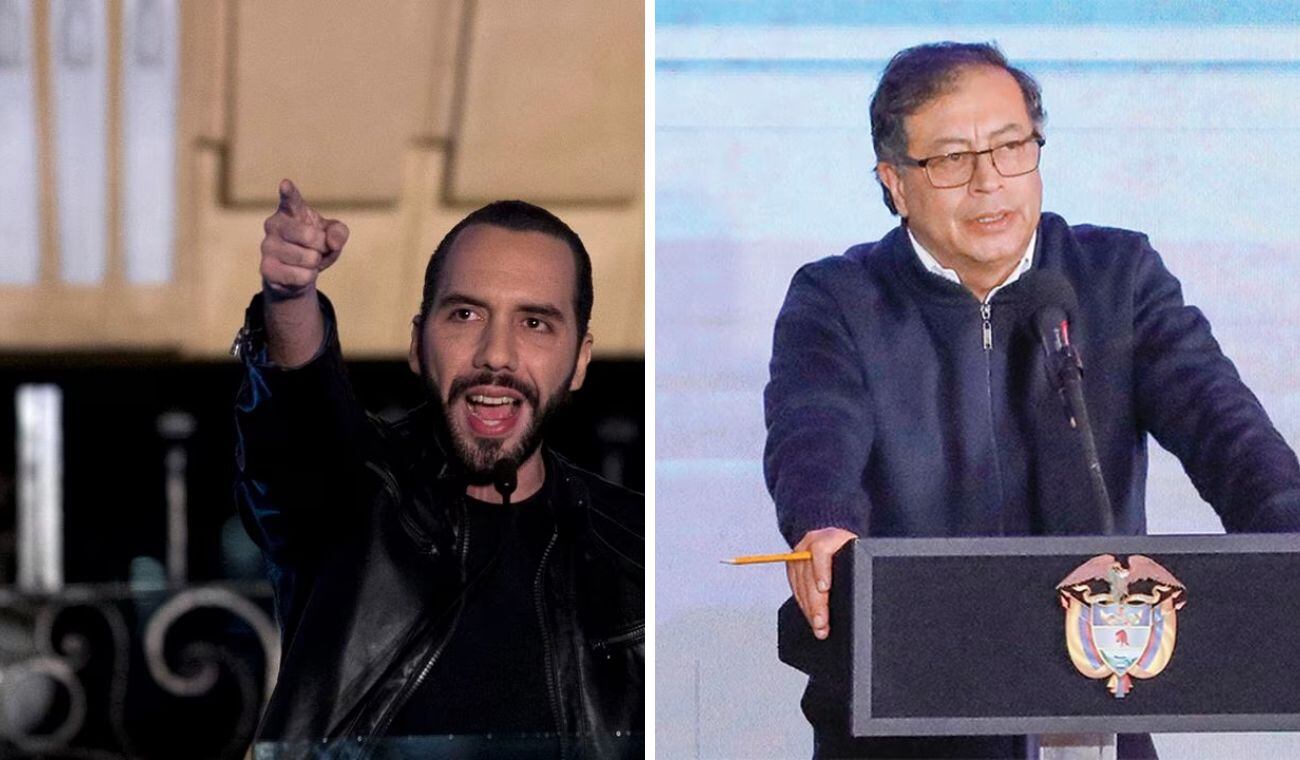 Nayib Bukele y Gustavo Petro