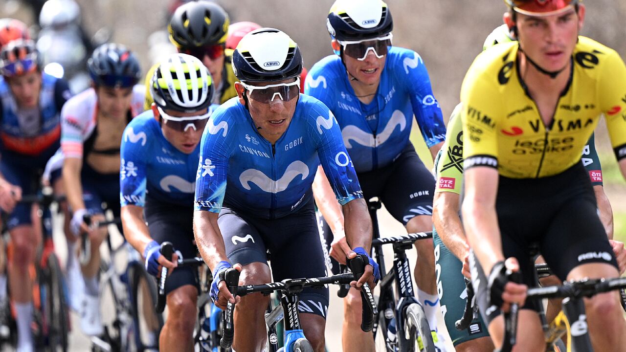 Nairo Quintana sufrió en el Port Ainé