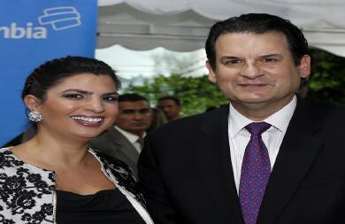 Vivi Barguil y Luis Carlos Sarmiento Gutiérrez.