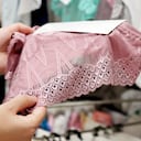 Concept of shopping, customer during sale, female fashion, sexy underwear