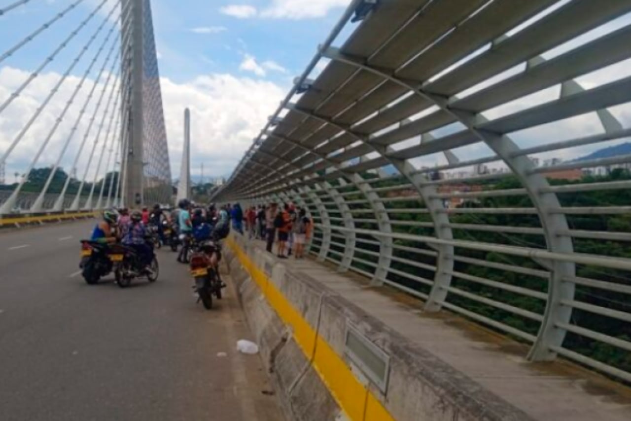 Ocurrió en el reconocido puente La Novena.