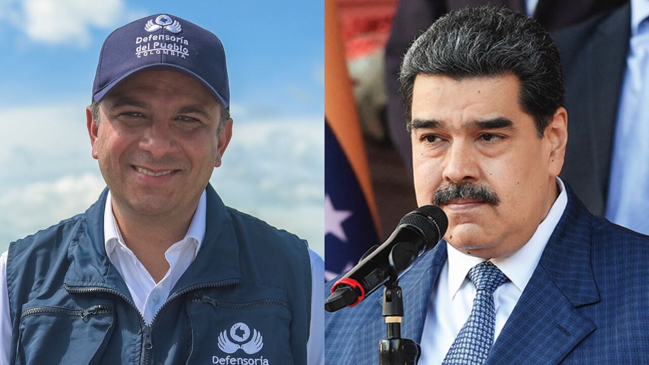 Carlos Camargo y Nicolás Maduro