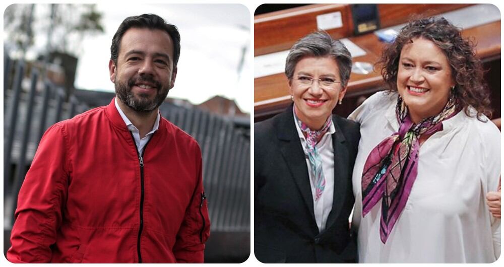 Carlos Fernando Galán, Claudia López y Angélica Lozano.