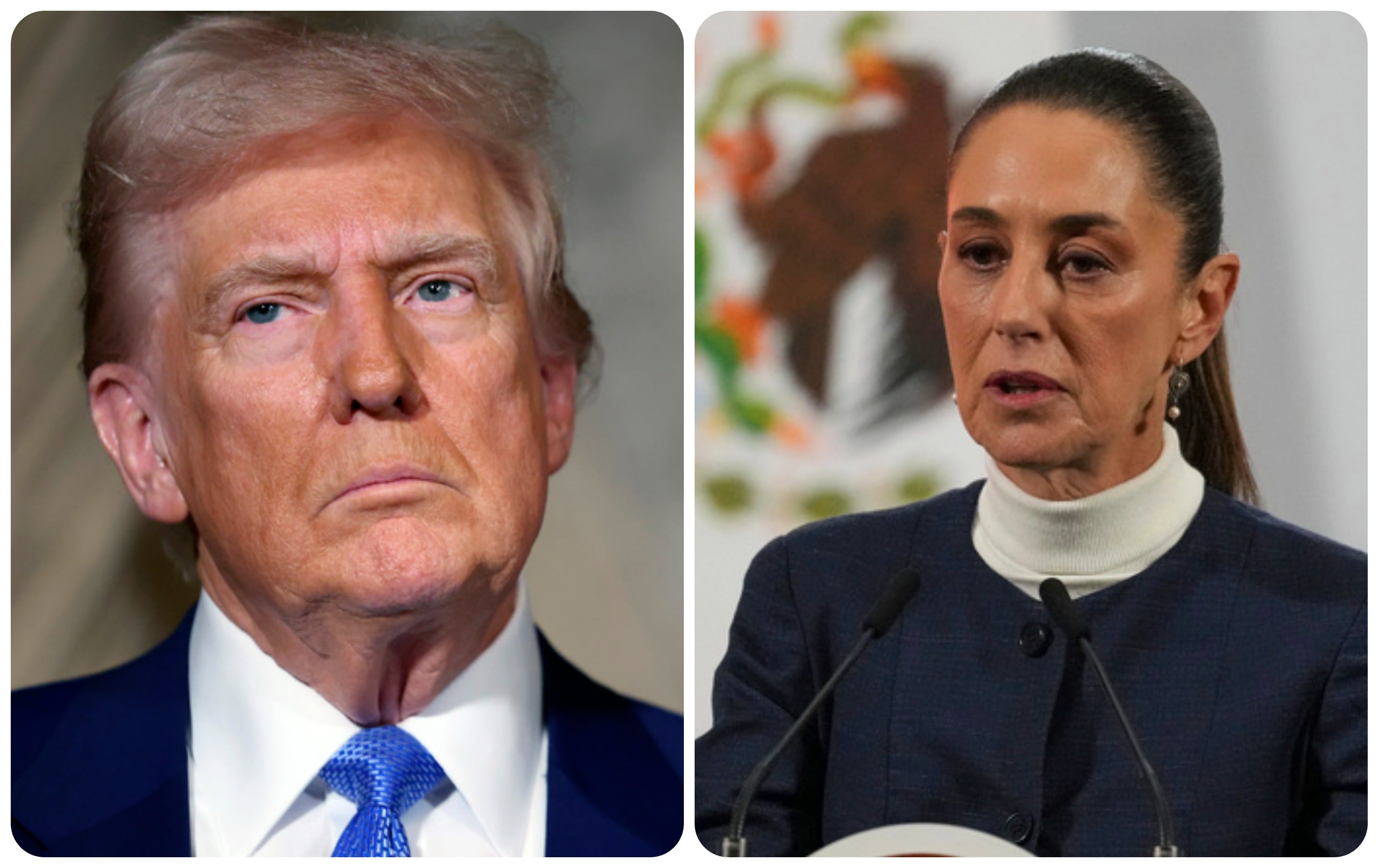 Donald Trump y Claudia Sheinbaum