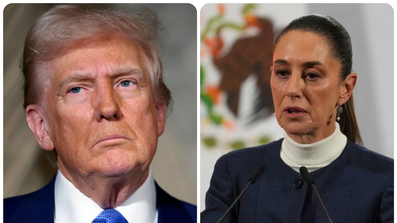 Donald Trump y Claudia Sheinbaum