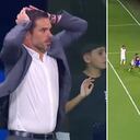 Fernando Gago no podía creer la jugada que desperdició su delantero