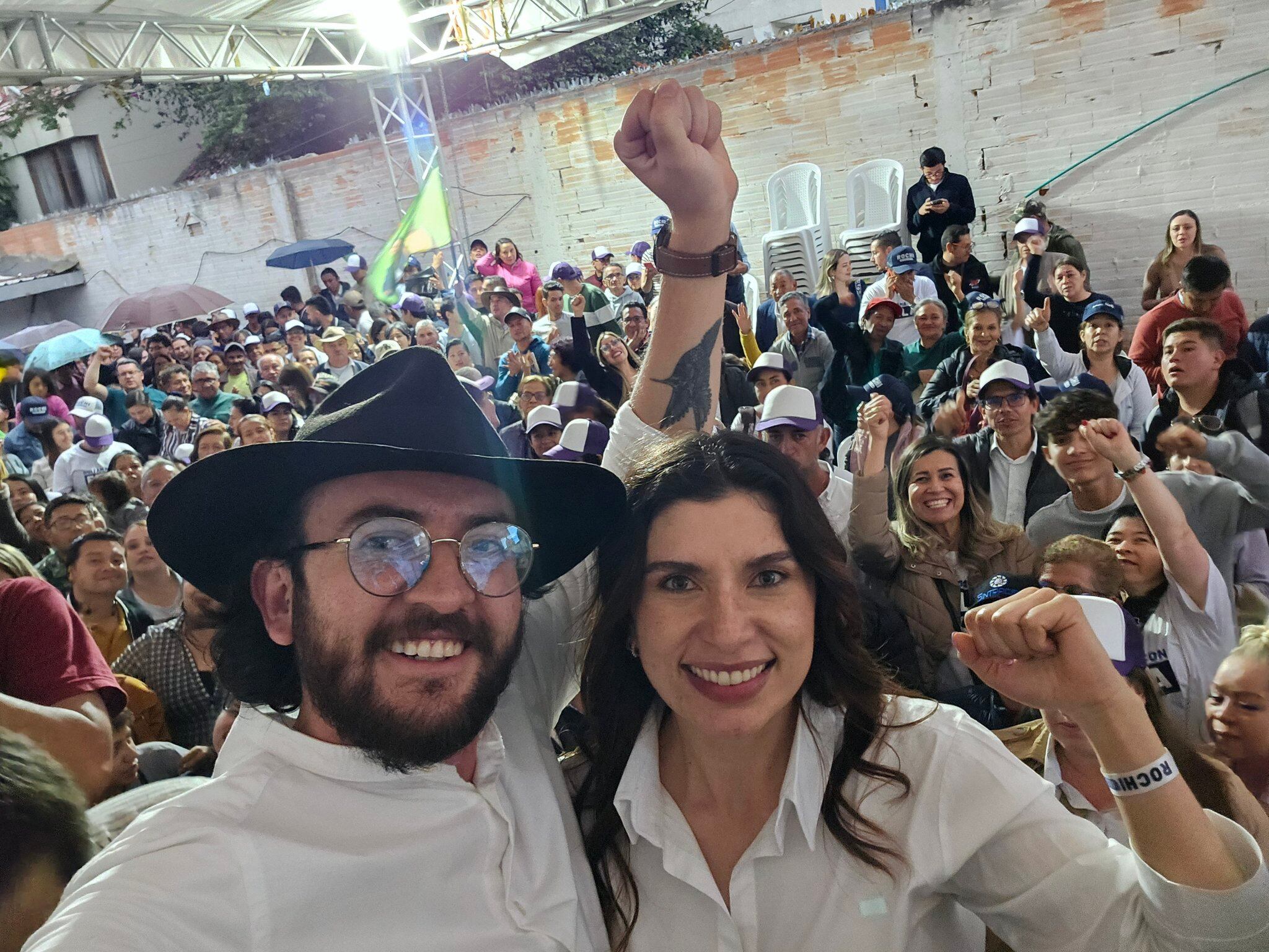 José Luis Bohórquez y Rocío Bernal.