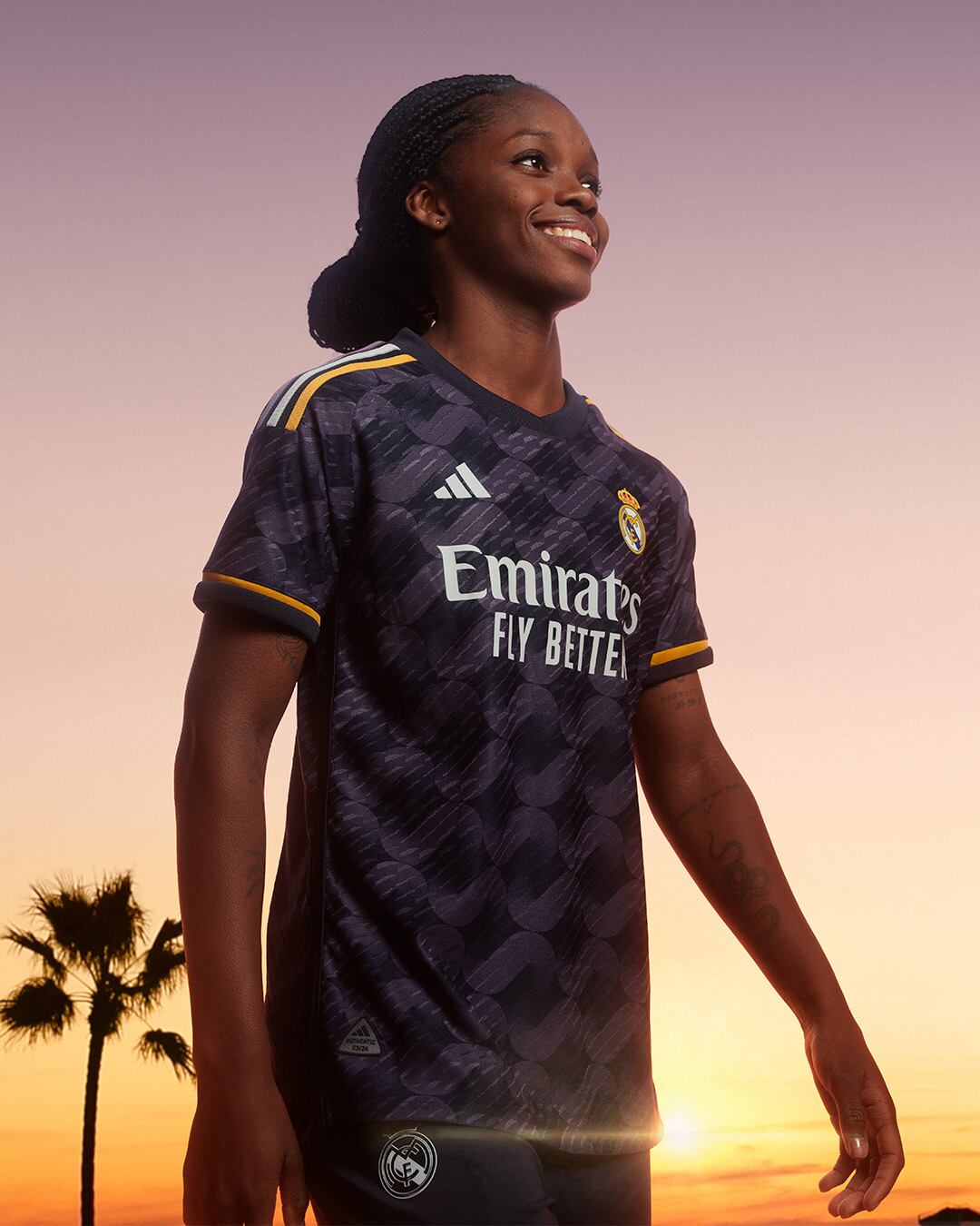 Linda Caicedo fue modelo para la segunda indumentaria del Real Madrid.