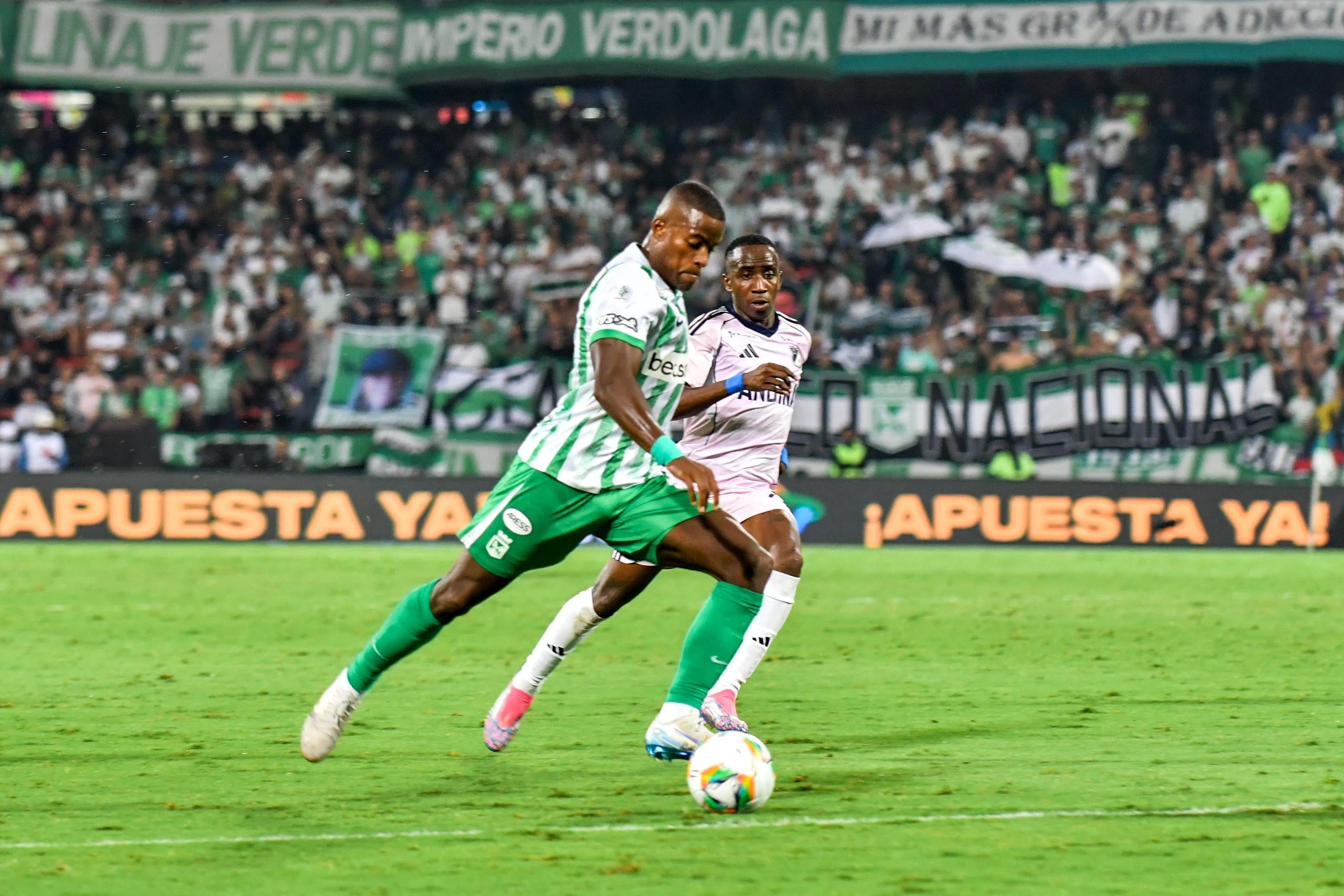 Andrés Felipe Román, de Nacional vs. Millonarios.