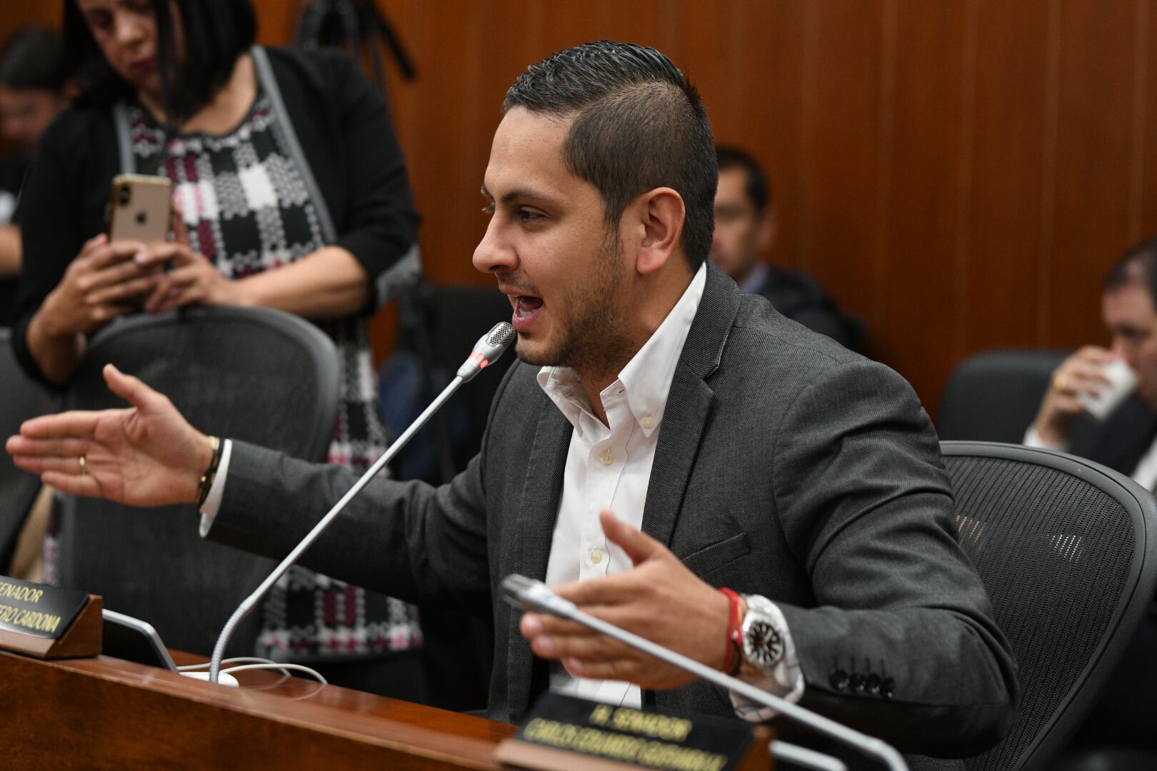 Senador del Centro Democrático, Esteban Quintero.