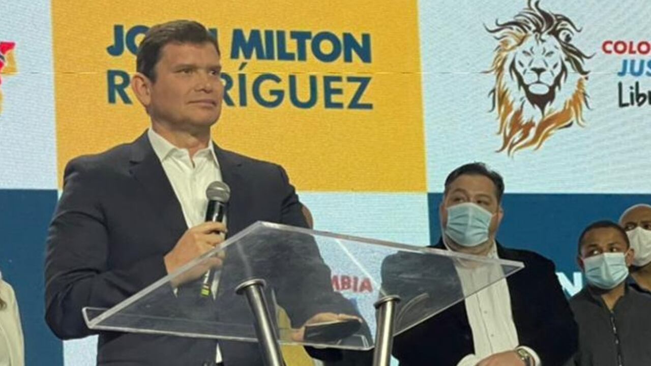 John Milton Rodríguez se lanzó a la Presidencia.
