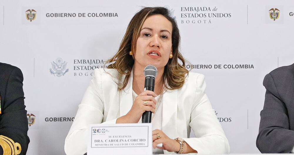  La ministra de Salud, Carolina Corcho, ha dicho que están trabajando para solucionar la crisis.