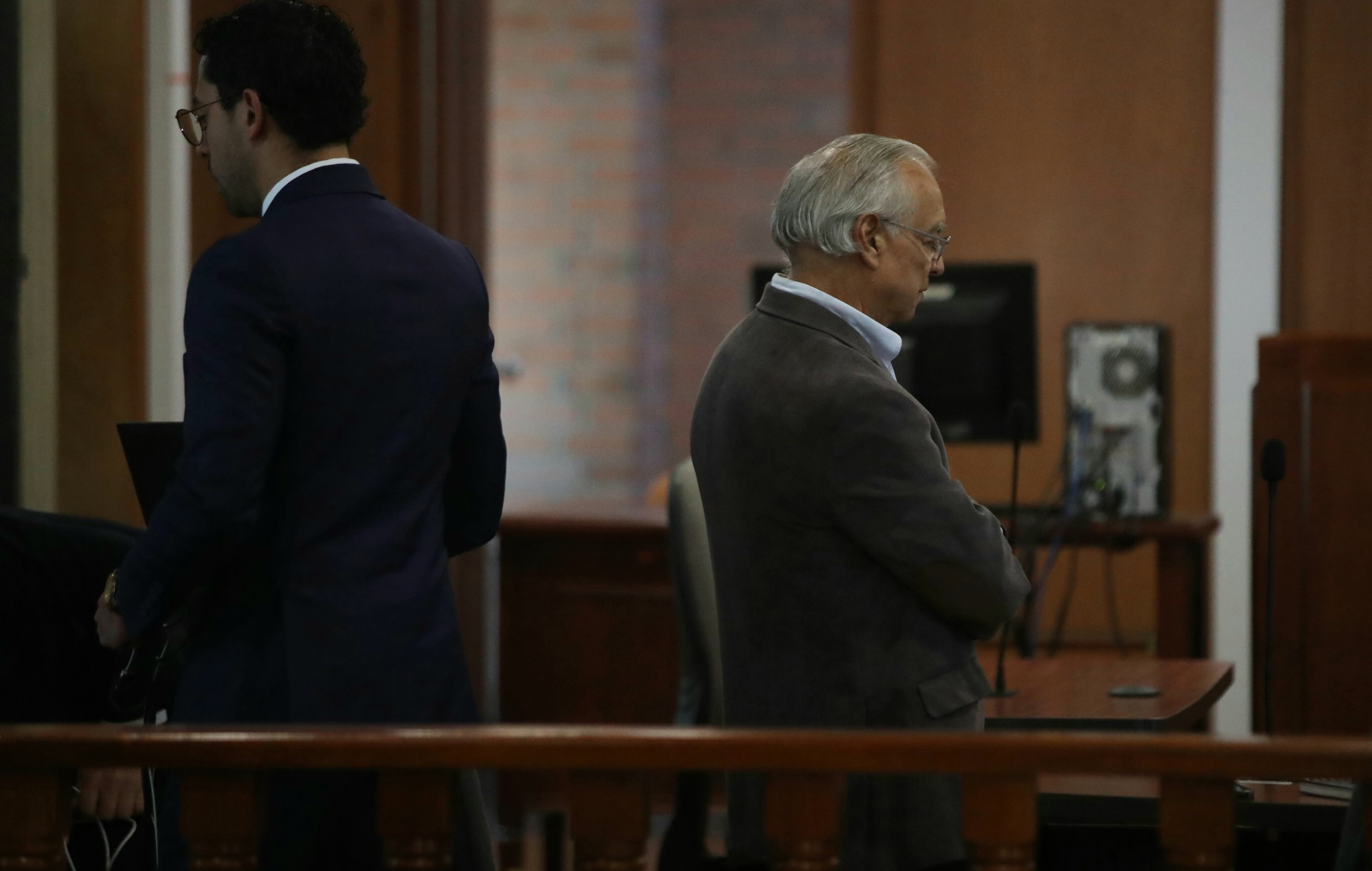 El exministro de Hacienda, Ricardo Bonilla en audiencia en Sala Penal del Tribunal Superior de Bogotá durante el proceso penal por presuntamente direccionar contratos en la UNGRD y el Invías.