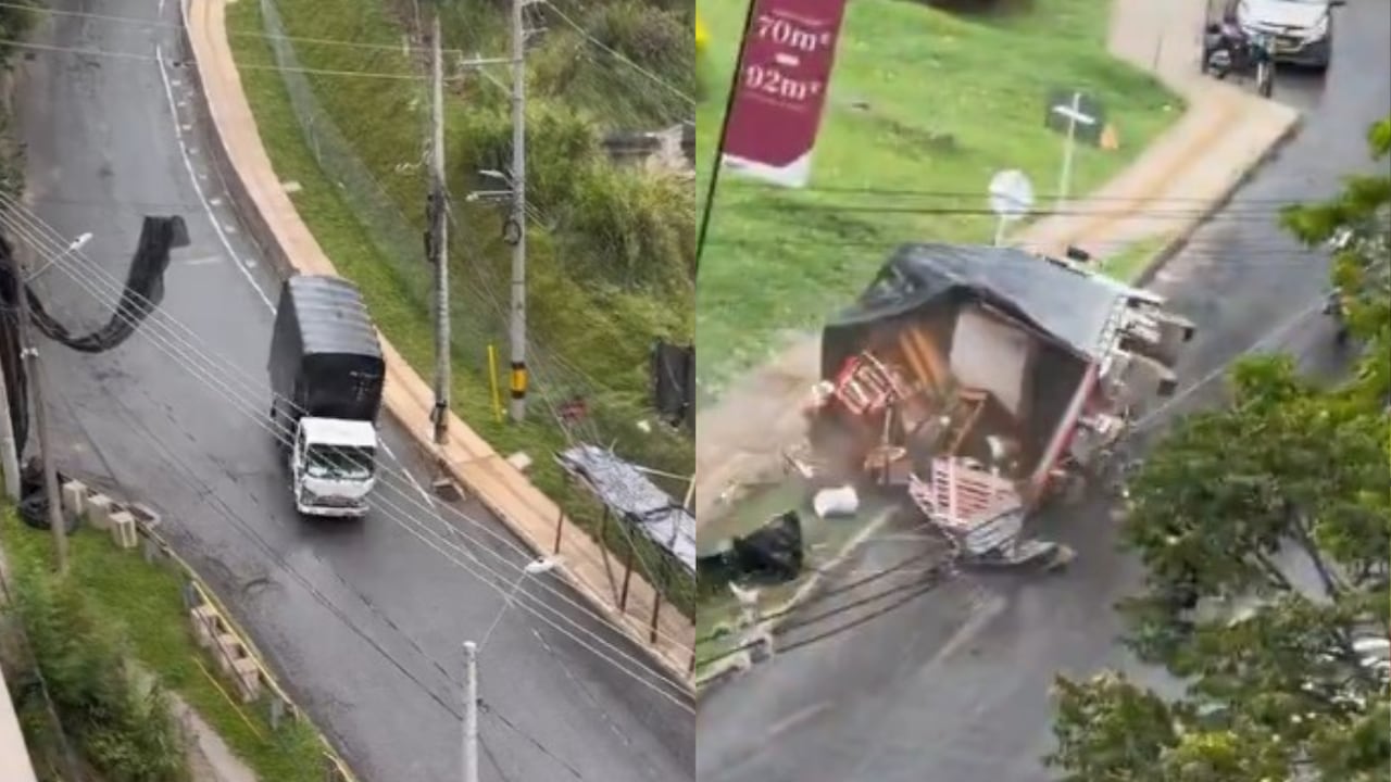 El accidente causó un importante trastorno en la movilidad de la zona.