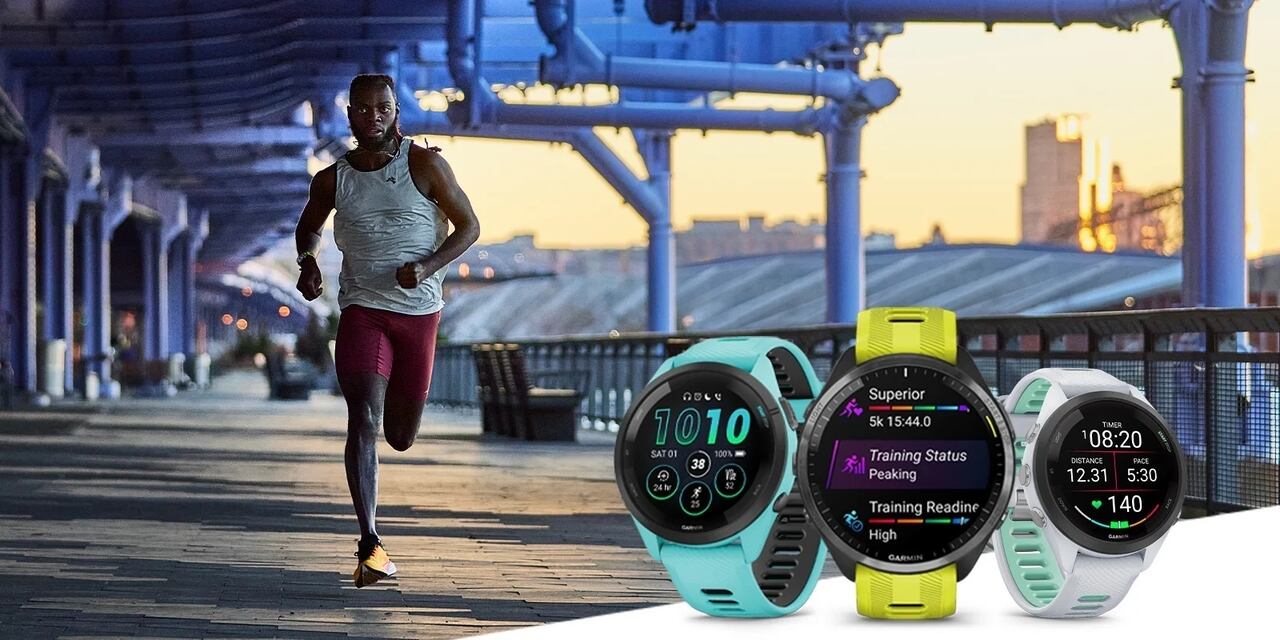 Los nuevos relojes de Garmin para correr Forerunner 265 y 965.