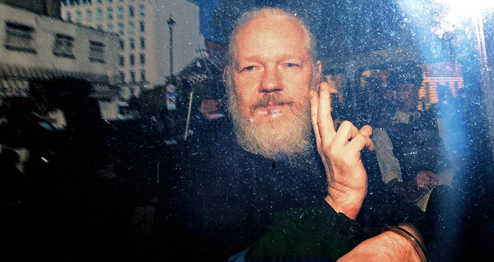 EEUU está intentando extraditar a Julian Assange, lo cual no ha podido lograr hasta ahora. Foto: Getty