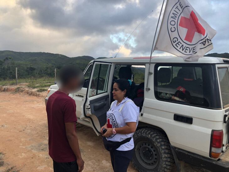 El militar Luis Domingo Morelos González ya en libertad.