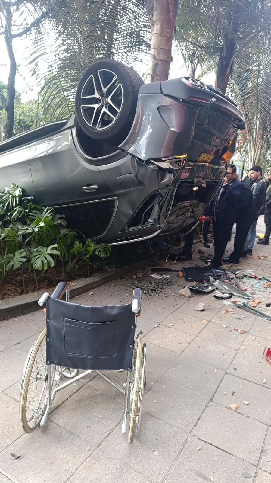 Las autoridades policiales atendieron el incidente en el club El Nogal