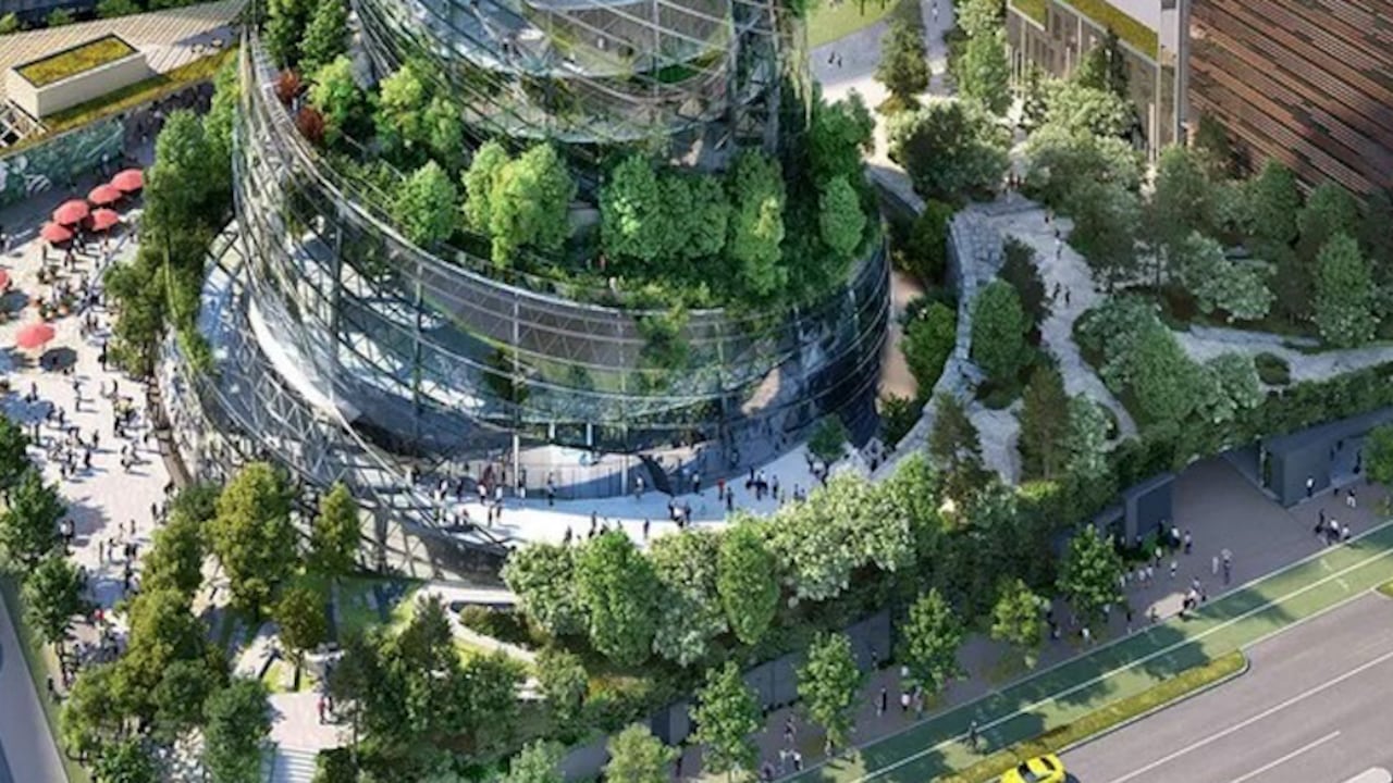 Así luce el diseño de la segunda sede que Amazon construirá en Virginia.