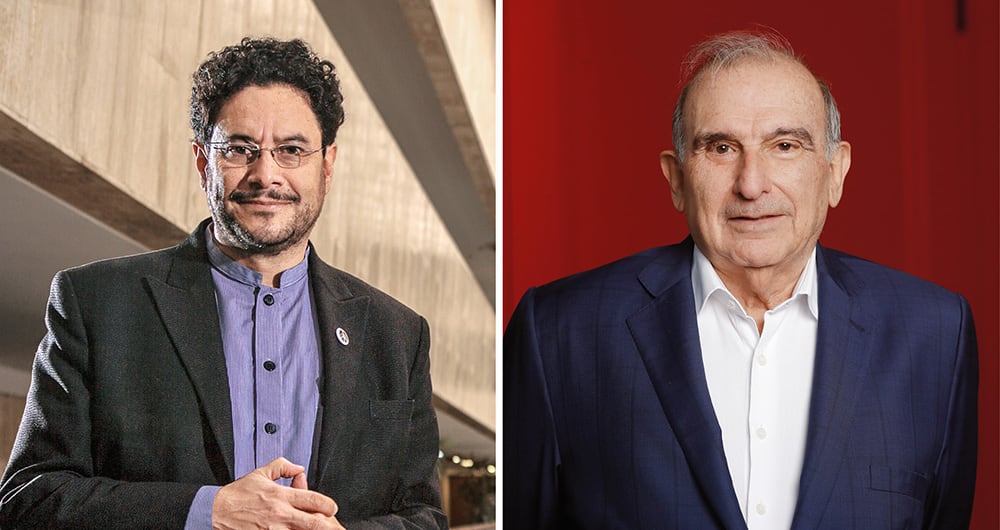    Iván Cepeda y Humberto de la Calle están de acuerdo en que se debe lograr la paz total en Colombia, pero tienen criterios diferentes sobre la manera en que se debe lograr. 