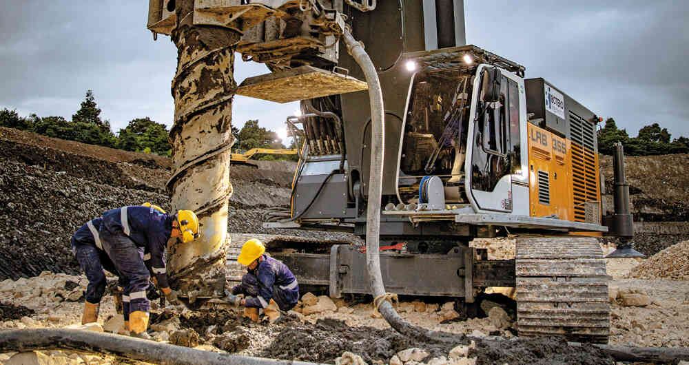 La máquina LRB 355 ha sido clave en la ejecución de la obra Ptar Salitre.