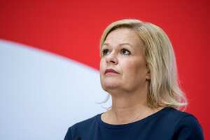 La ministra del Interior de Alemania, Nancy Faeser