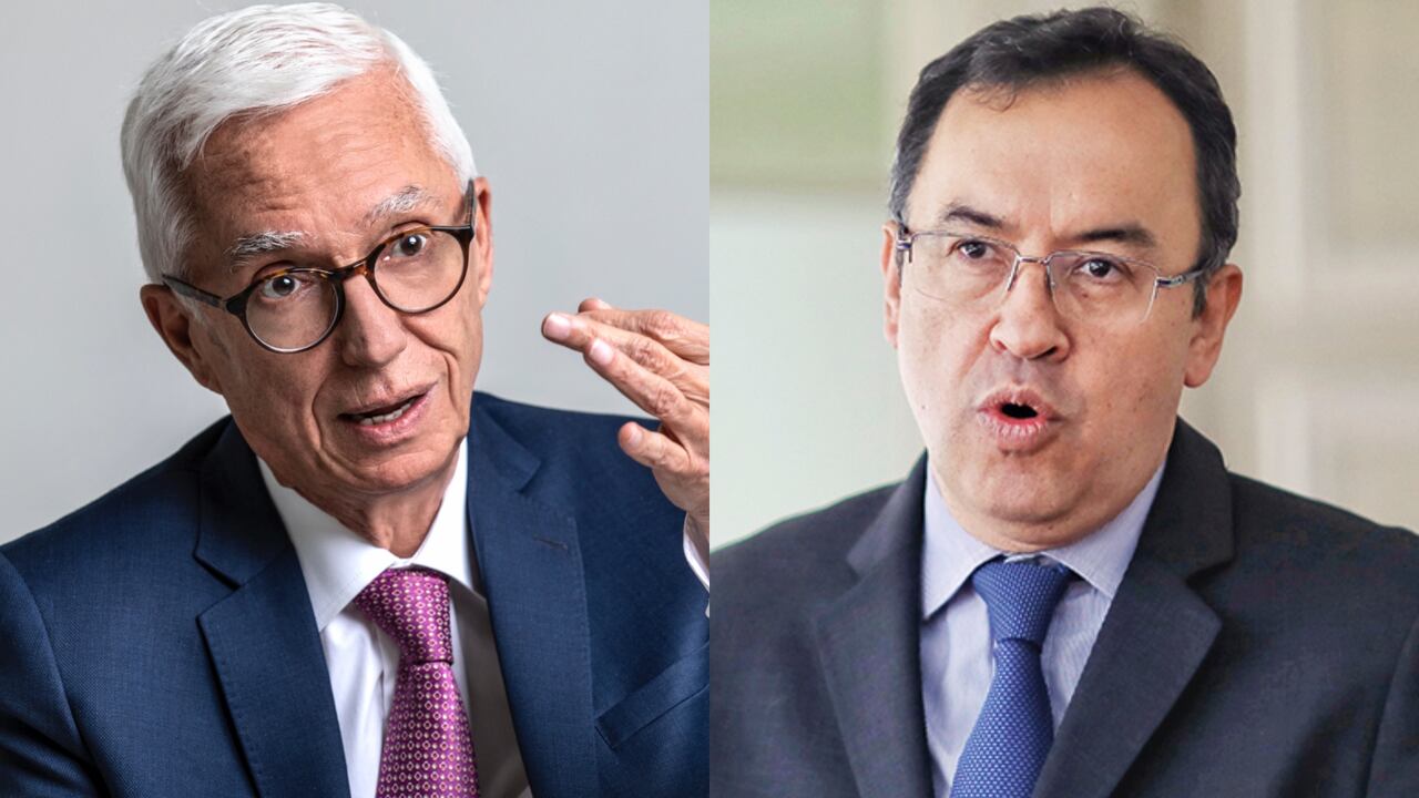 Exsenador Jorge Enrique Robledo y el ministro del Interior, Alfonso Prada.