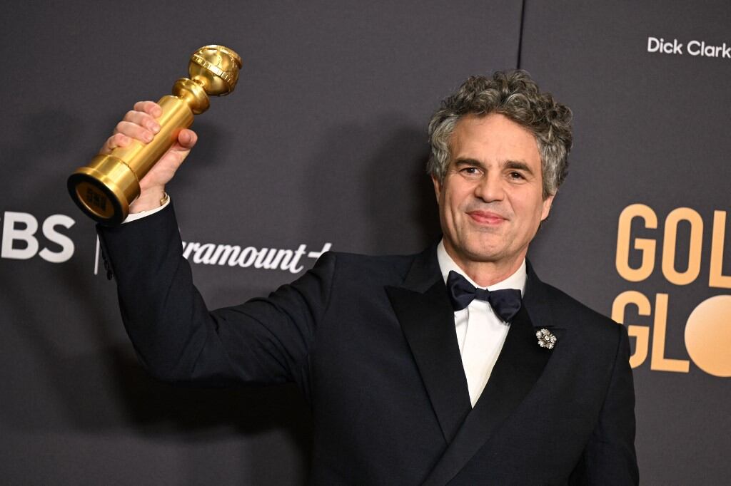 Mark Ruffalo (Photo by Robyn BECK / AFP) / �The erroneous mention[s] appearing in the metadata of this photo by Robyn BECK has been modified in AFP systems in the following manner: [Best Motion Picture - Musical or Comedy - "Poor Things"] instead of [Best Performance by a Male Actor in a Supporting Role in any Motion Picture for "Poor Things"]. Please immediately remove the erroneous mention[s] from all your online services and delete it (them) from your servers. If you have been authorized by AFP to distribute it (them) to third parties, please ensure that the same actions are carried out by them. Failure to promptly comply with these instructions will entail liability on your part for any continued or post notification usage. Therefore we thank you very much for all your attention and prompt action. We are sorry for the inconvenience this notification may cause and remain at your disposal for any further information you may require.�