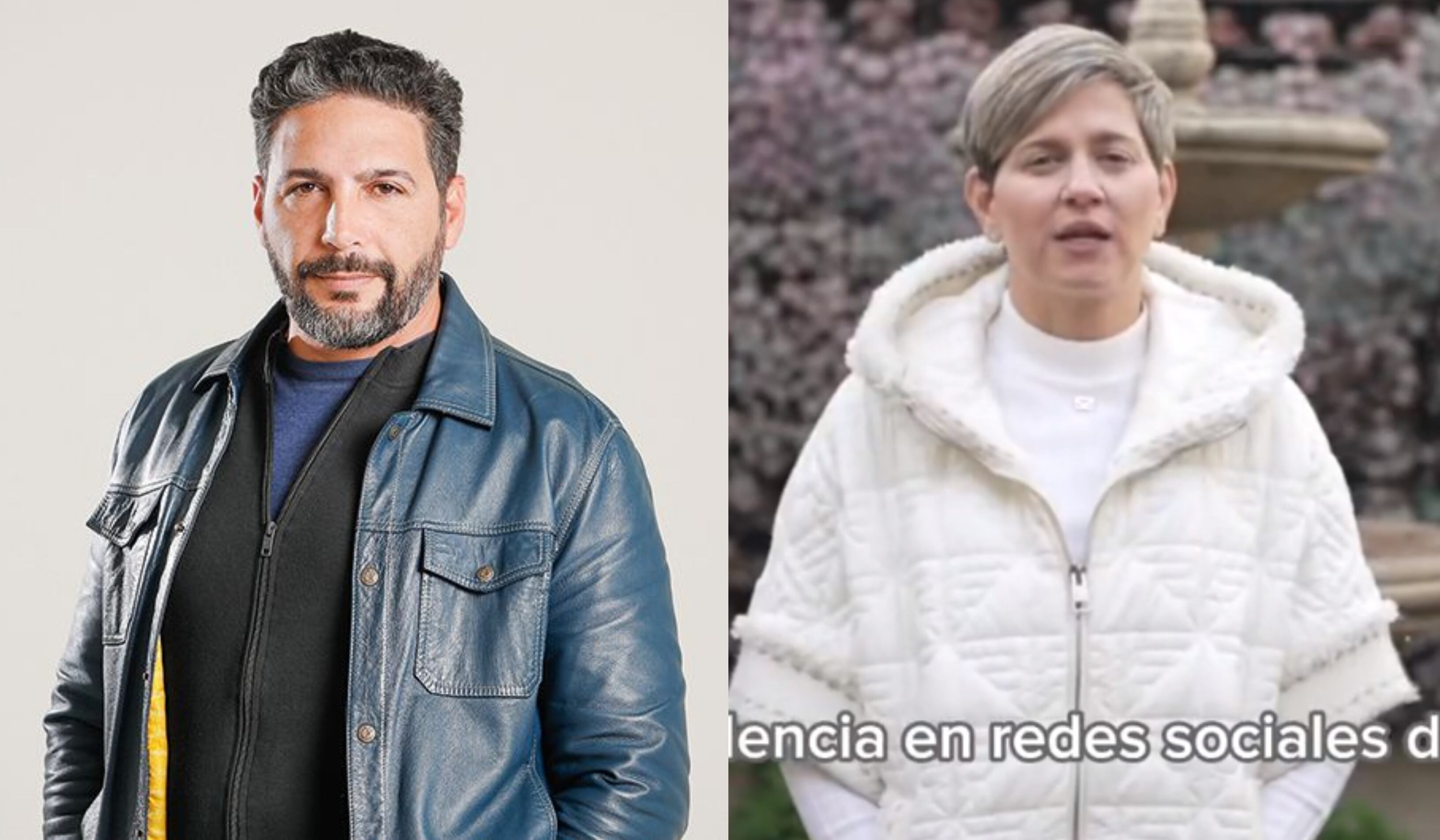 Agmeth Escaf y Verónica Alcocer.