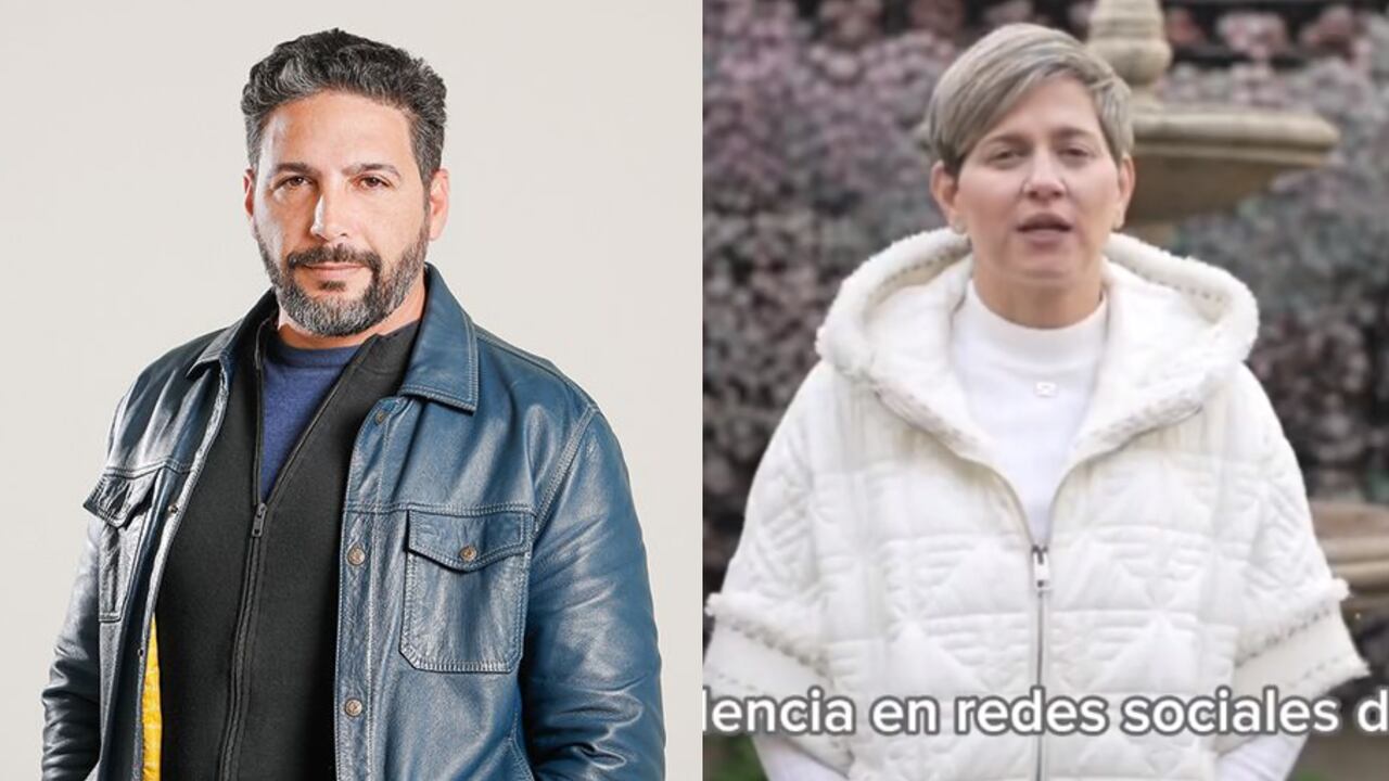 Agmeth Escaf y Verónica Alcocer.