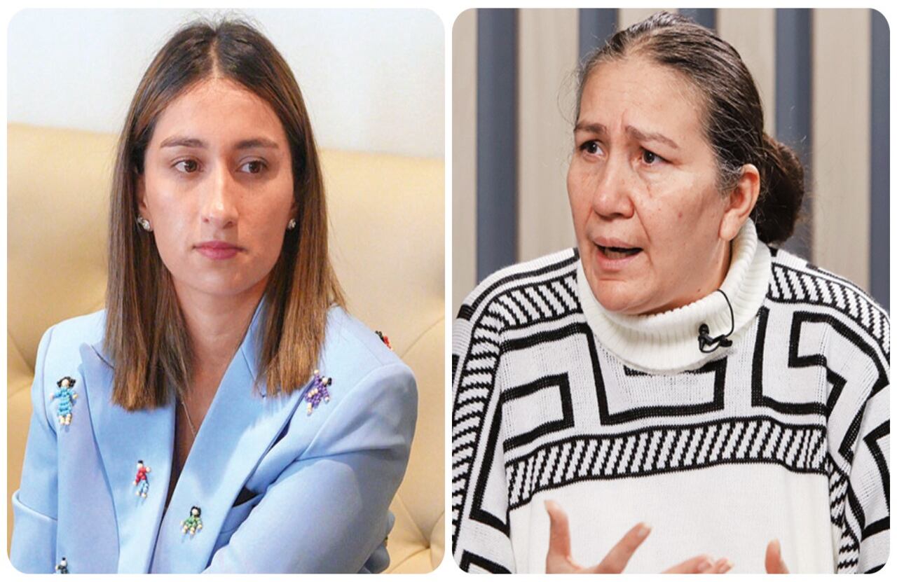 Laura Sarabia y Marelbys Meza