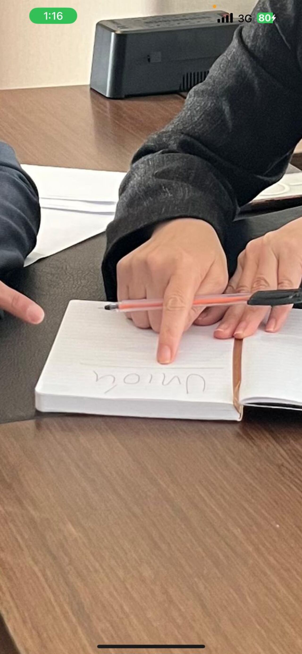 Reunión Vicky Dávila y Daniel Palacios.