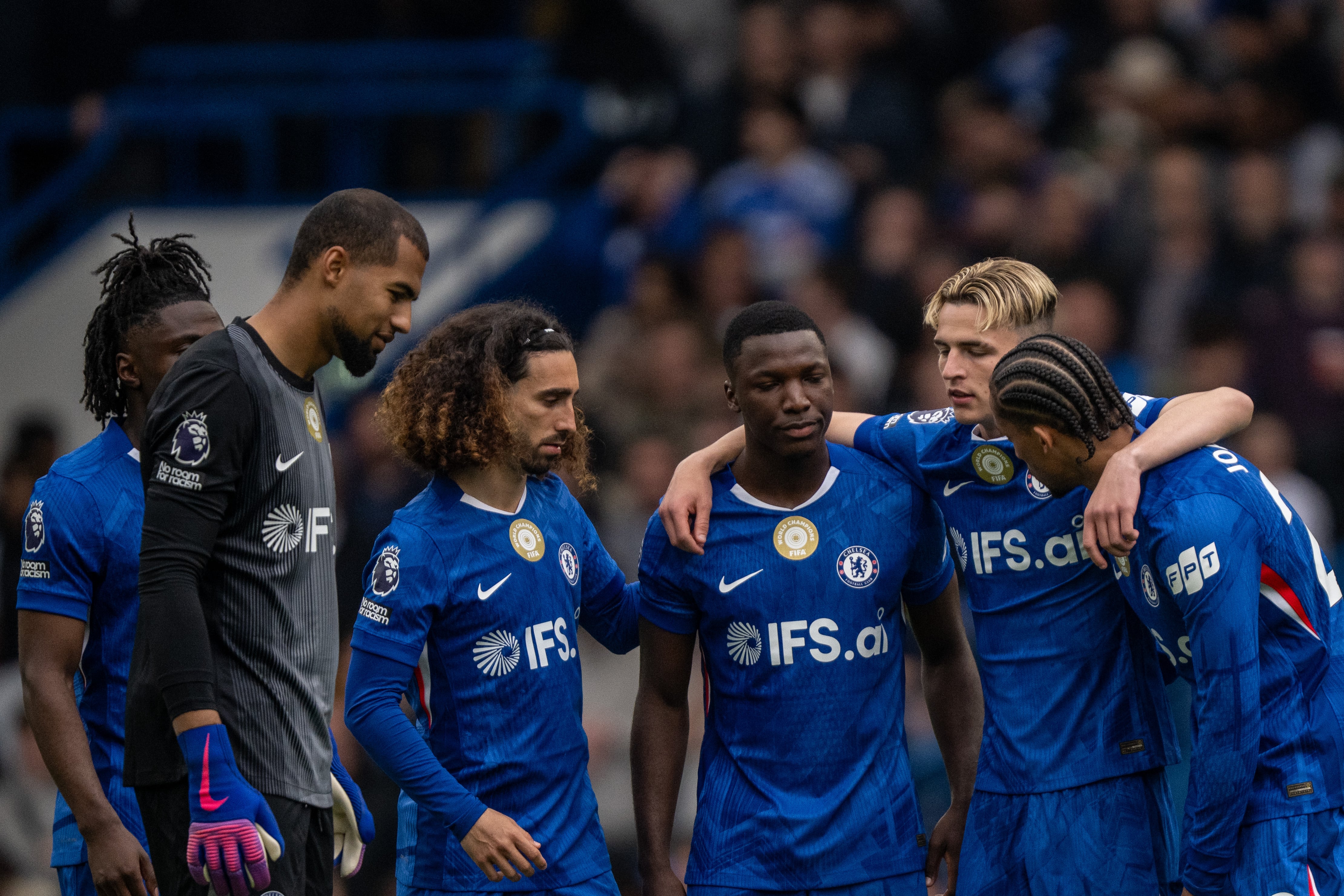 Imagen de la nómina del Chelsea para esta temporada 2026.