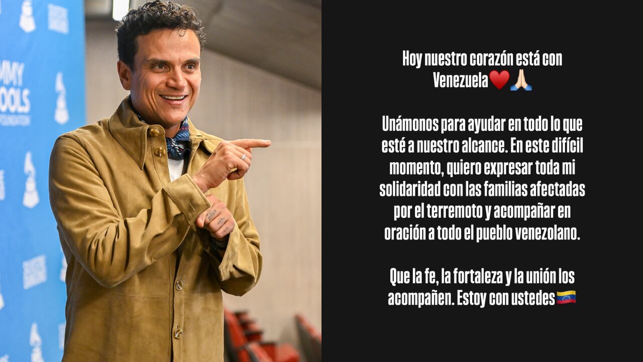Esto dijo Silvestre Dangond por los terremotos en Venezuela.