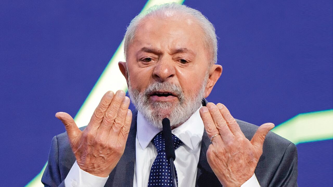 Lula da Silva, presidente de Brasil.