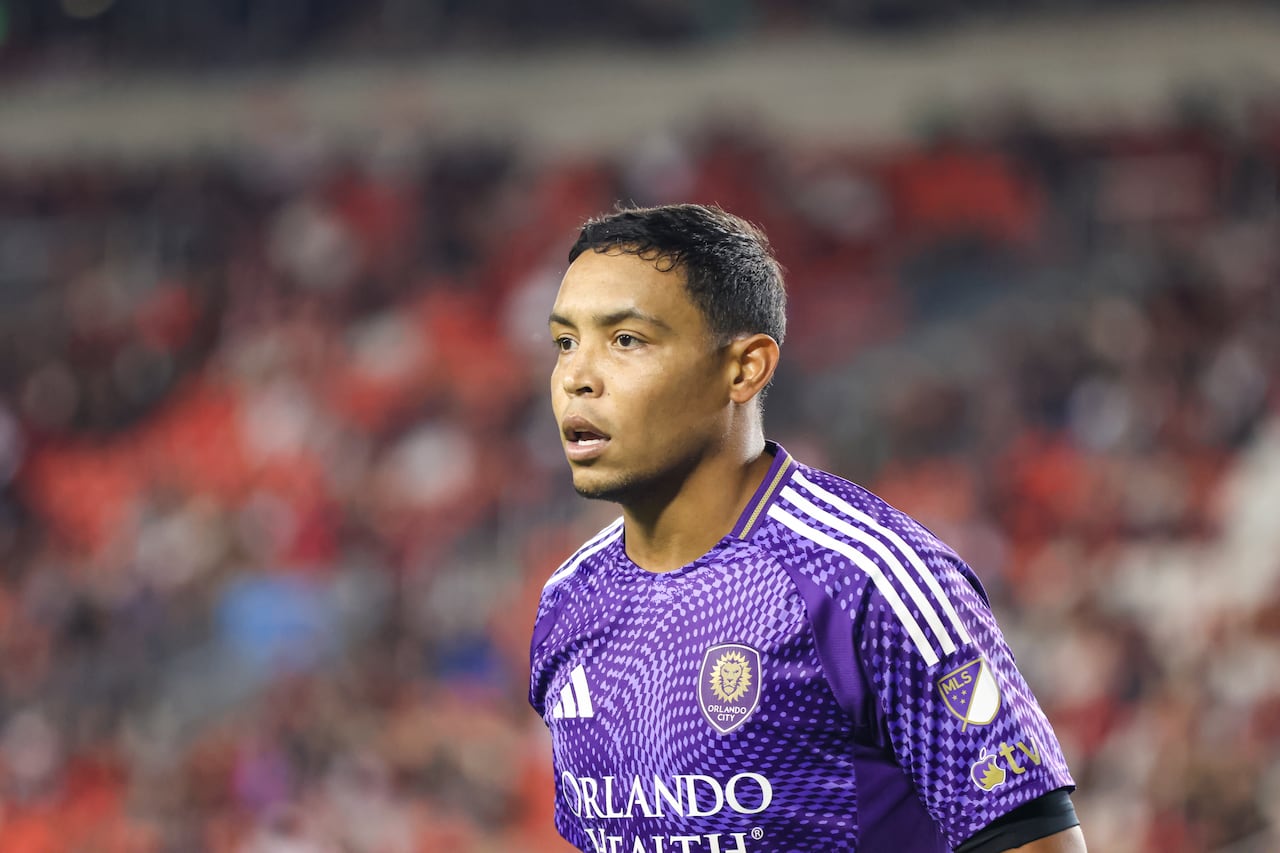 Luis Fernando Muriel con su actual equipo: Orlando City de la MLS.