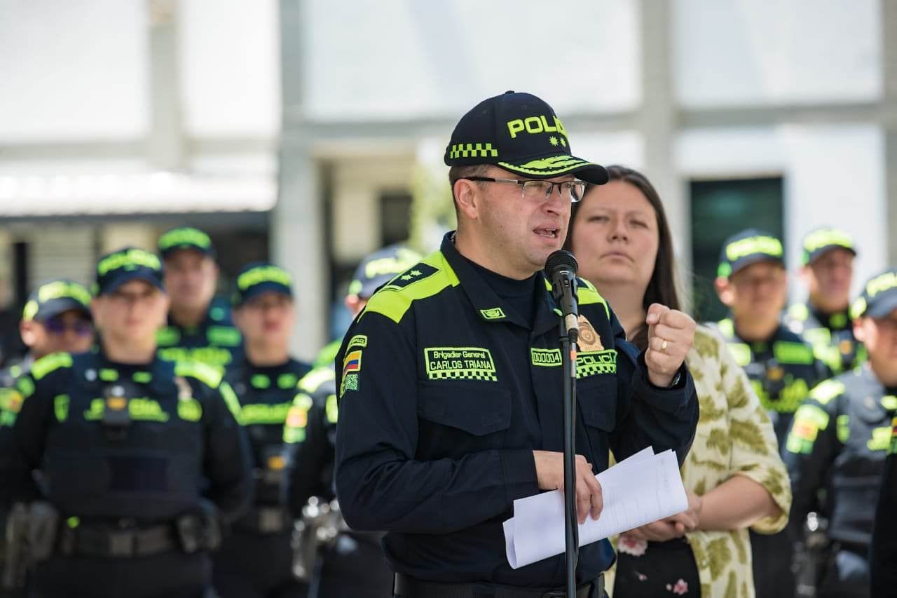 Comandante de la Policía Metropolitana de Bogotá, Carlos Fernando Triana