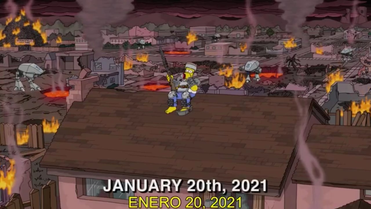 Los Simpson predicen lo que pasará el 20 de enero del 2021