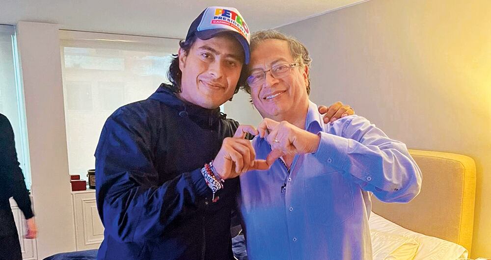 Nicolás Petro y Gustavo Petro.