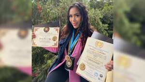 Epa Colombia muestra orgullosa su condecoración. Foto: Instagram @epa_colombia.