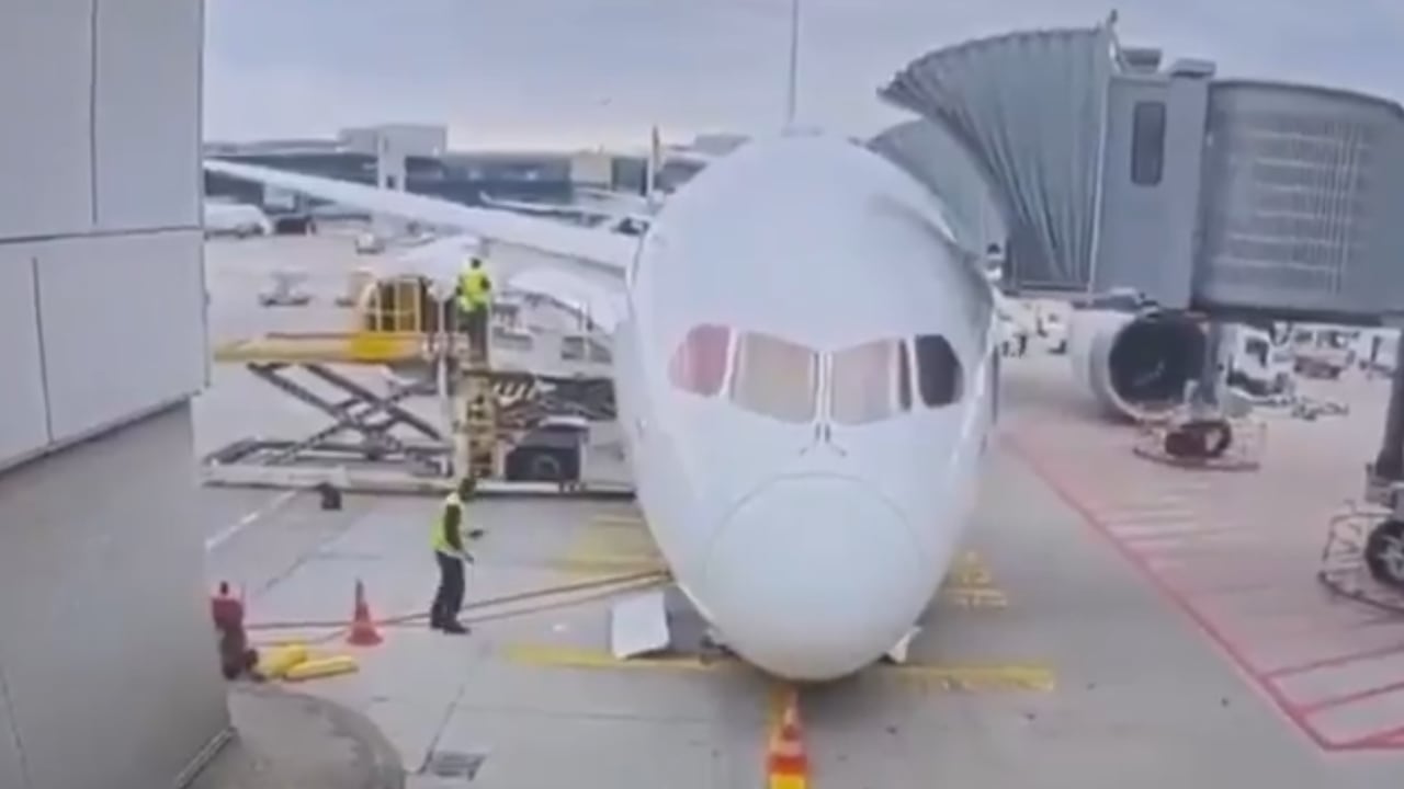 El accidente ocurrió minutos antes del embarque.