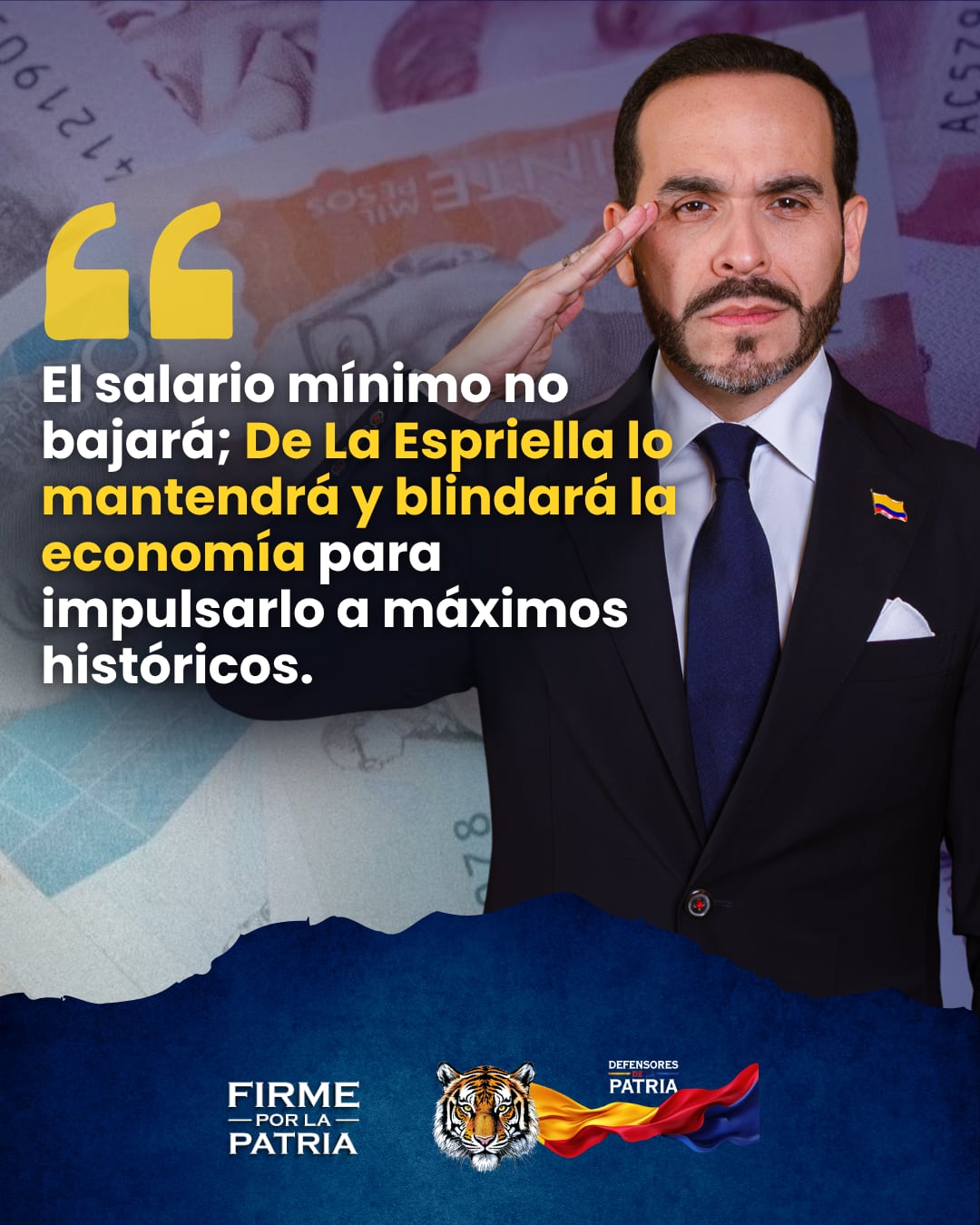 Las propuestas de Abelardo de la Espriella sobre el salario mínimo.