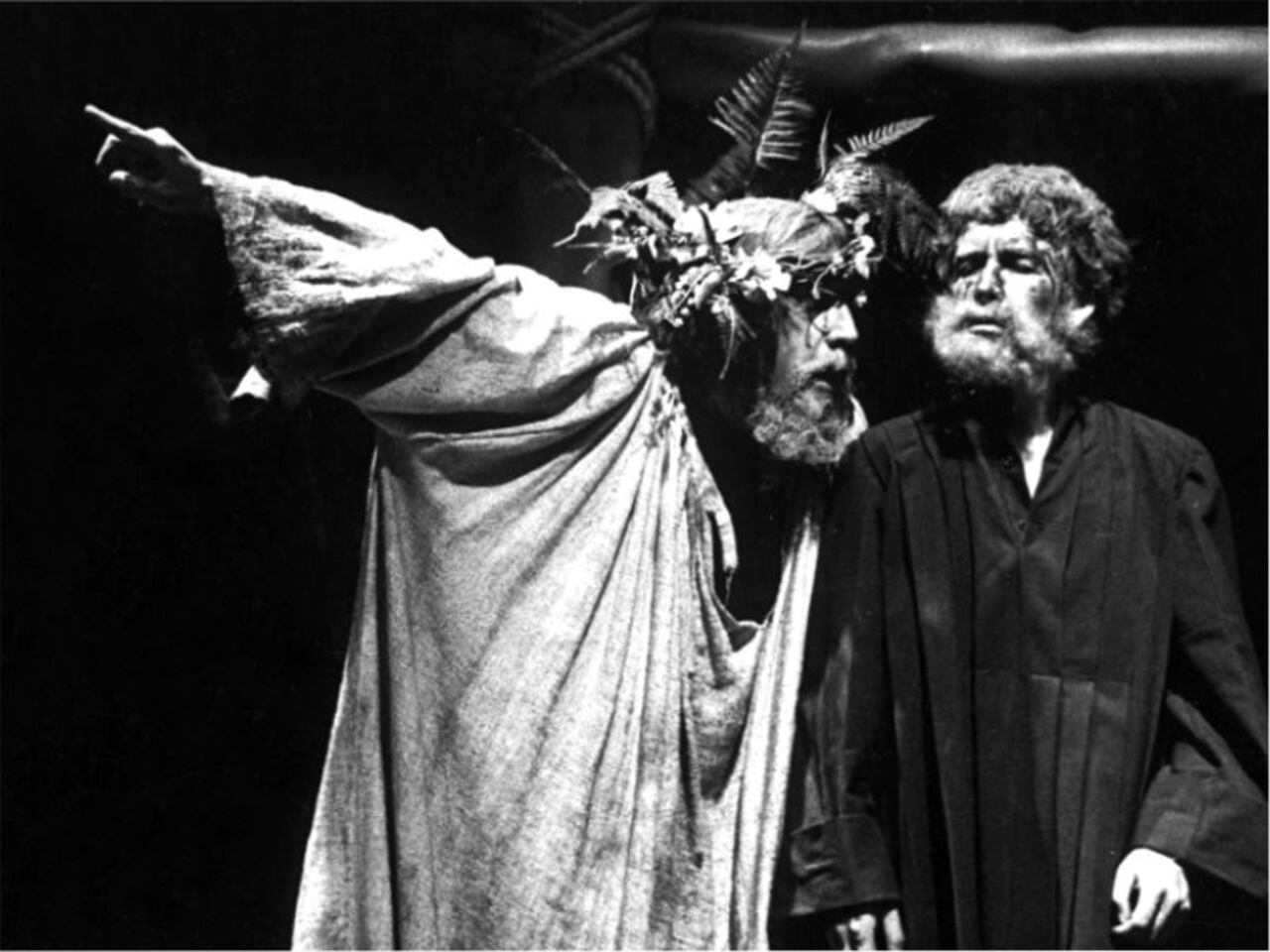 Jorge Plata Saray en "El rey Lear".