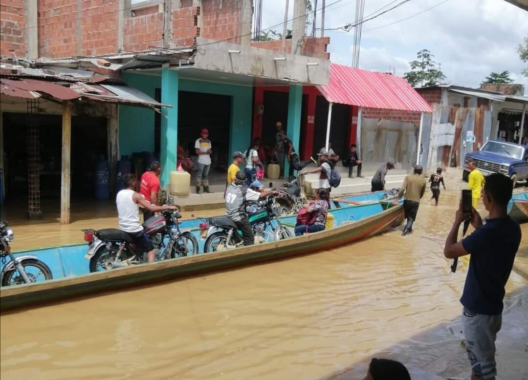 Inundaciones en La Gabarra, Norte de Santander