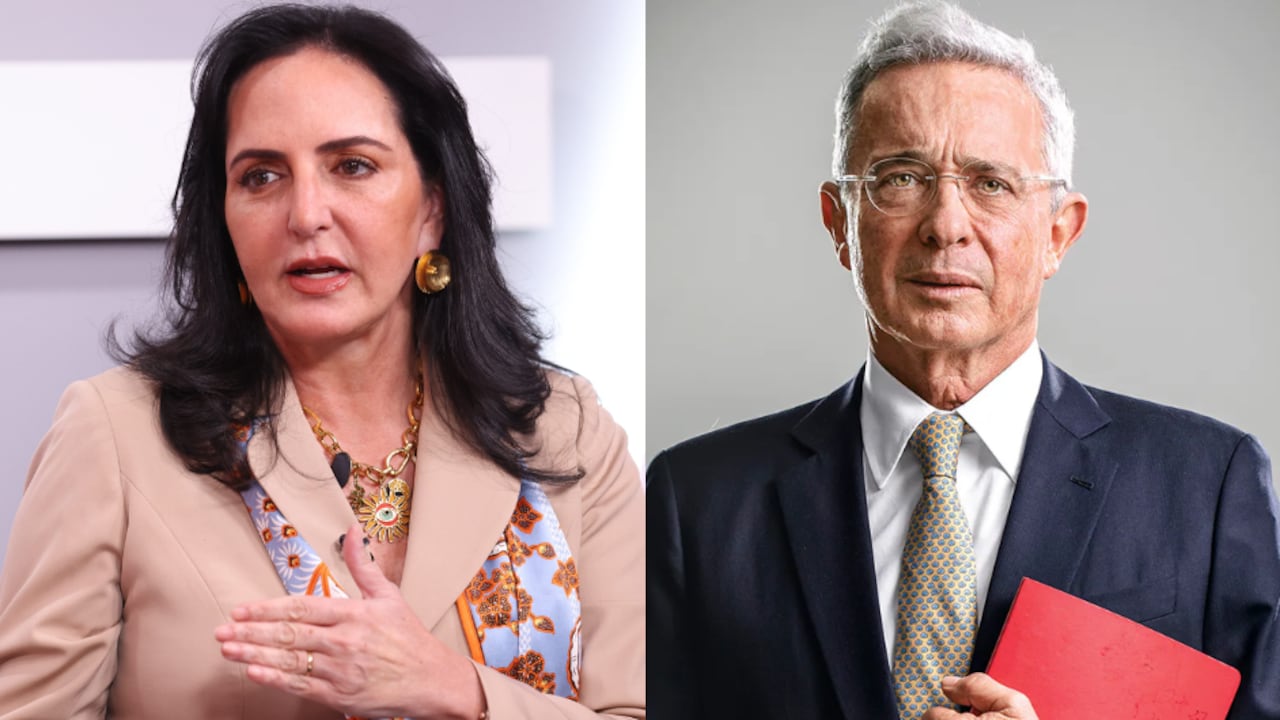 María Fernanda Cabal y Álvaro Uribe.