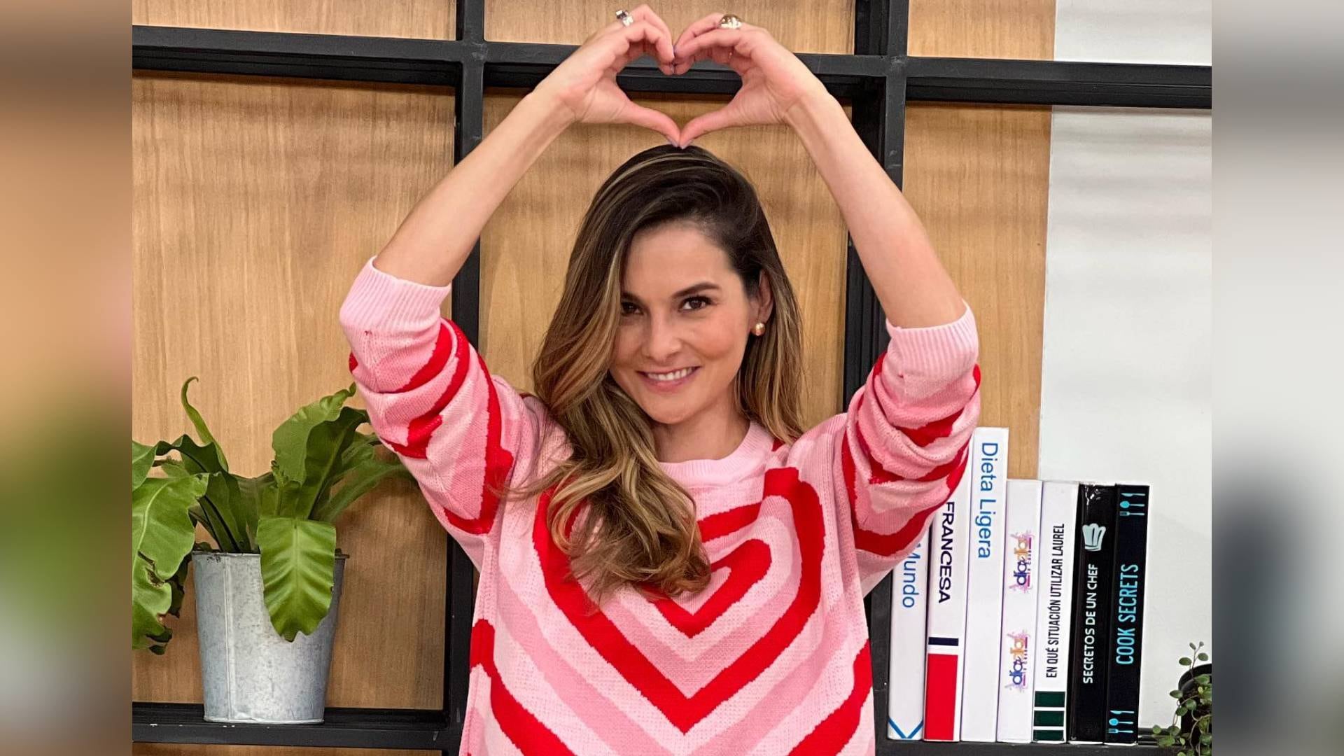 Catalina Gómez presentadora de "Día a Día".