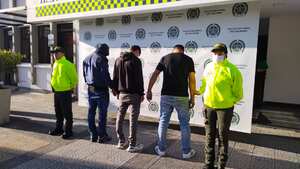 Los tres individuos detenidos son conocidos con los alias de Richard, El Tigre y Máscara