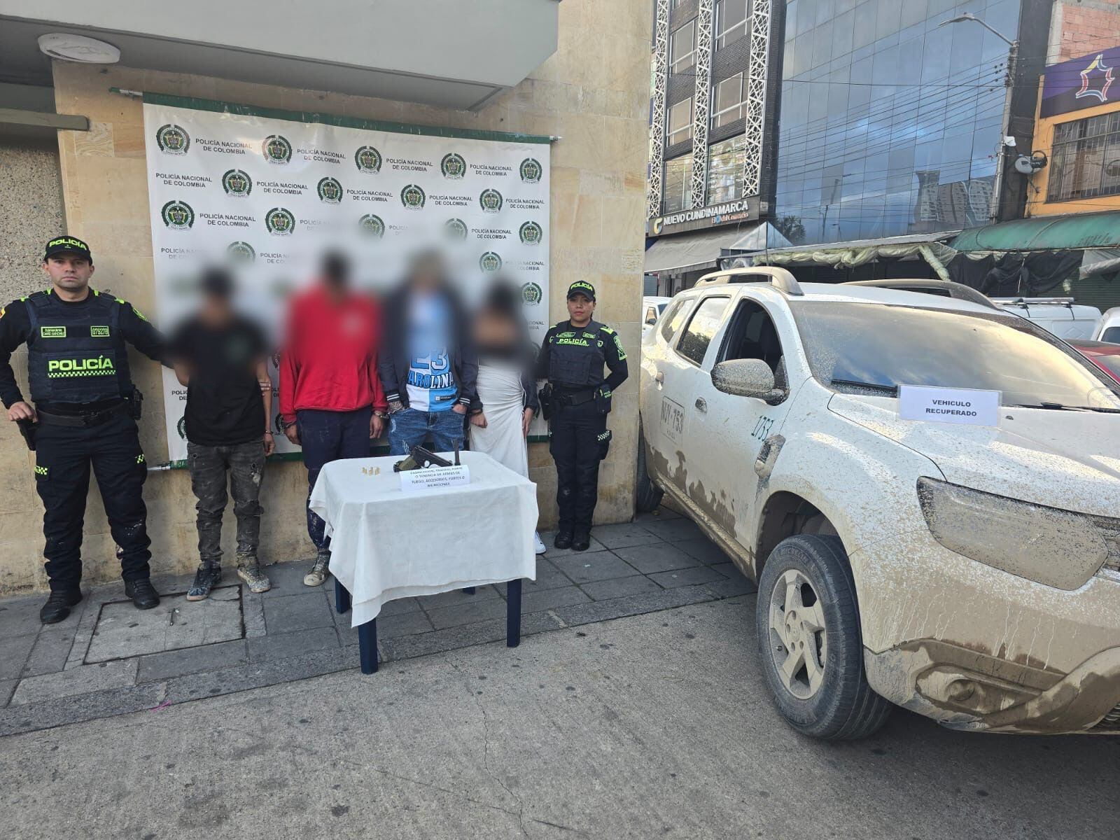 Capturados en Santa Fe por hurto de vehículos