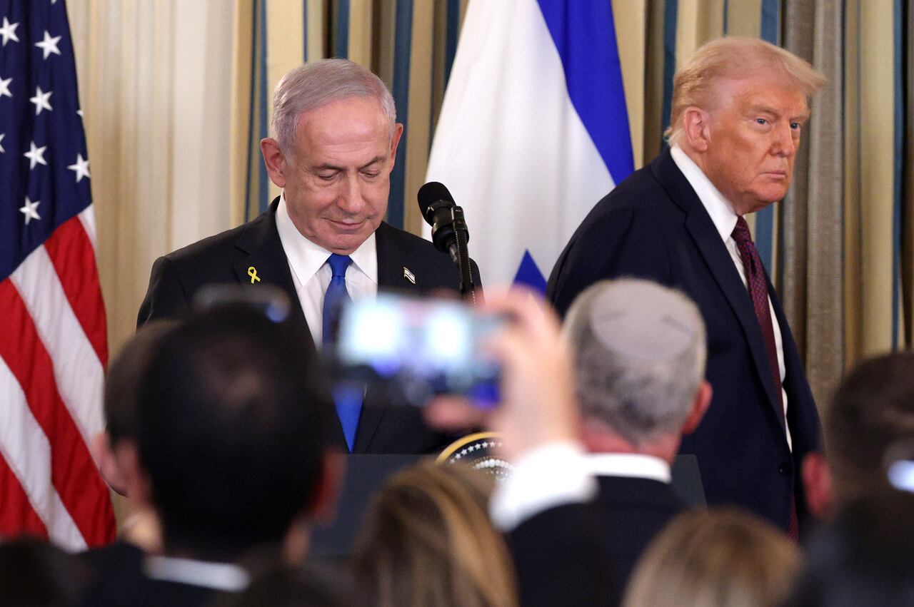 Benjamín Netanyahu y Donald Trump